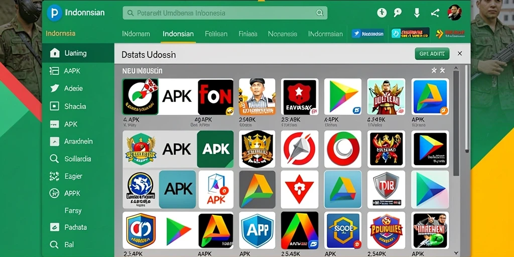 Tampilan antarmuka aplikasi yang menarik dan modern.