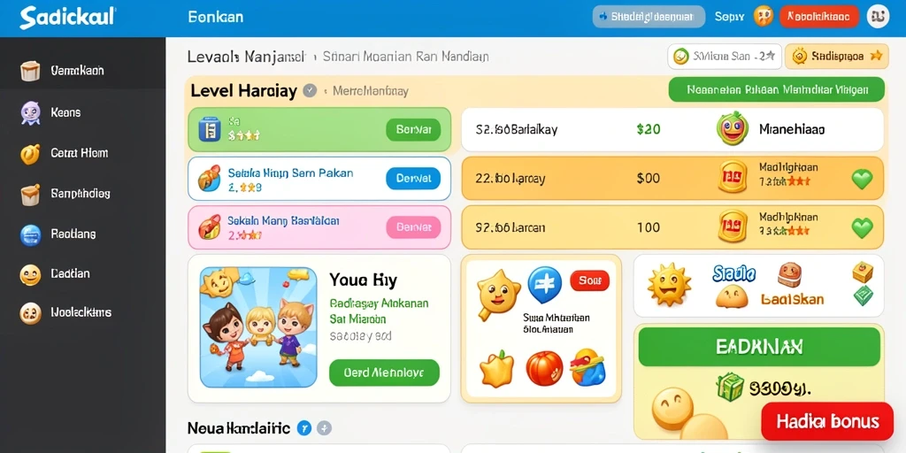 Tampilan antarmuka yang menarik dan user-friendly.