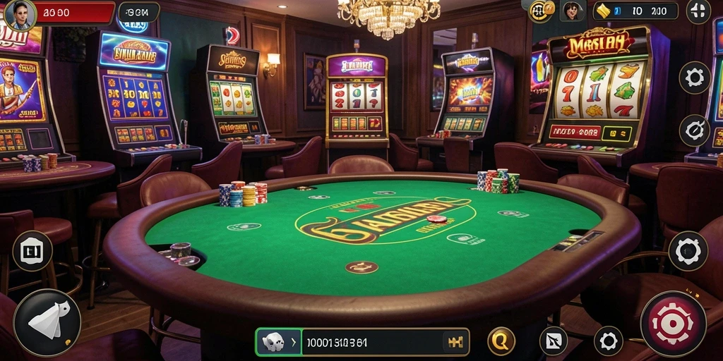 Screenshot menampilkan antarmuka permainan slot yang menarik.