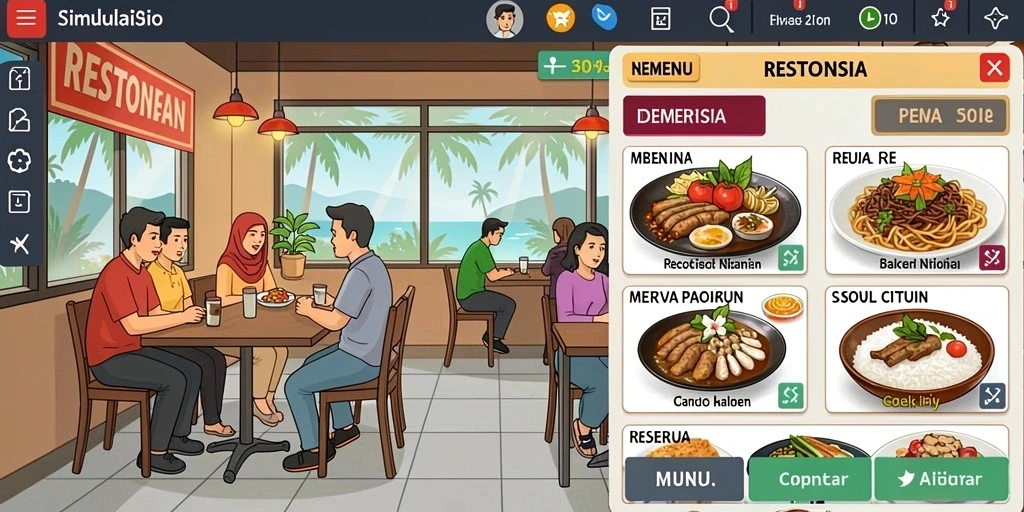 Tampilan antarmuka yang menarik dan user-friendly.