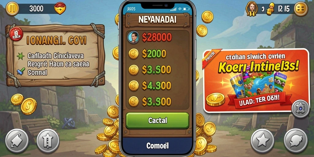 Tampilan menu utama yang menarik dan intuitif.