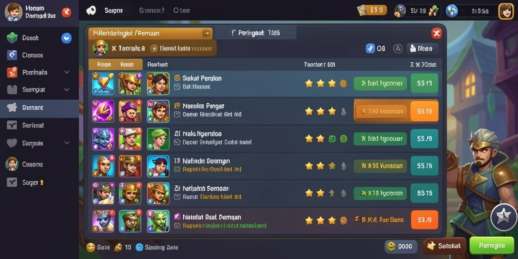 Tampilan antarmuka yang user-friendly dan menarik.